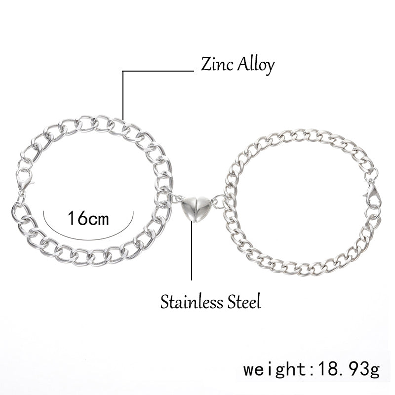 Matching Hearts bracelet materials
