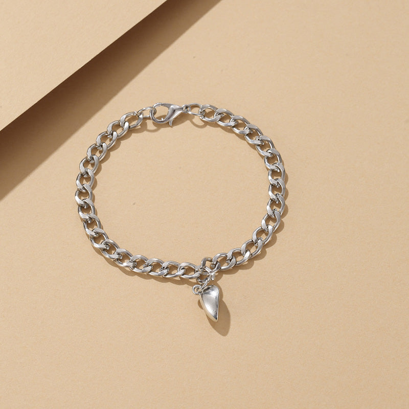 Matching Hearts bracelet close-up